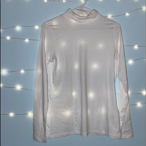 White turtle neck